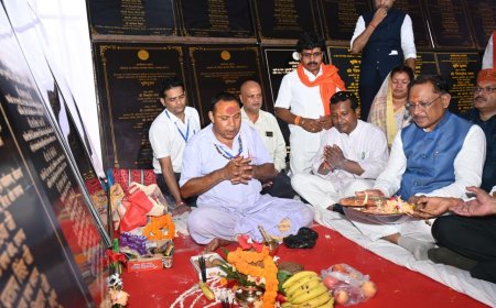 रायपुर : मुख्यमंत्री श्री विष्णुदेव साय ने धरमजयगढ़ में 62.36 करोड़ के विकास कार्यों की दी सौगात