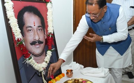 रायपुर : मुख्यमंत्री श्री साय ने स्व. दिलीप सिंह जूदेव की पुण्यतिथि पर दी श्रद्धांजलि