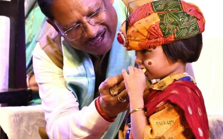 श्रीकृष्ण जन्माष्टमी उत्सव में उमड़ा आस्था का सैलाब : मुख्यमंत्री श्री विष्णु देव साय हुए शामिल