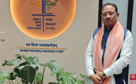 मुख्यमंत्री श्री विष्णु देव साय पहुँचे छत्तीसगढ़ पैवेलियन : वर्ल्ड एक्सपो 2025 में दिखी प्रदेश की संस्कृति और समृद्धि की अद्भुत झलक