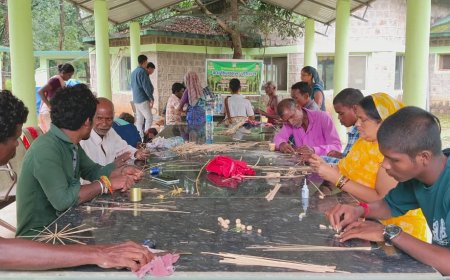 बांस आभूषण एवं शिल्पकला निर्माण पर कार्यशाला का आयोजन