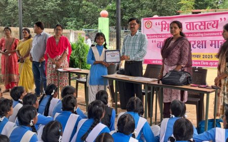 बालिका सुरक्षा माह के अंतर्गत प्रदेशभर में चल रहा जागरूकता अभियान