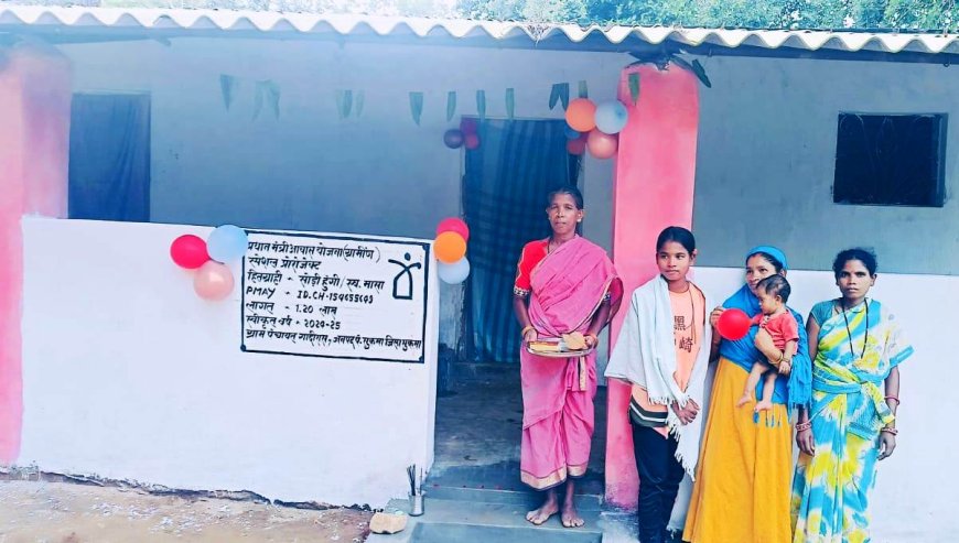नक्सल पीड़ित परिवारों और आत्मसमर्पित नक्सलियों के लिए बन रहे तीन हजार पीएम आवास   