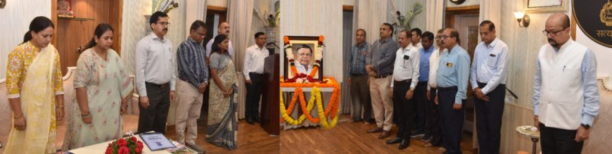  राज्यपाल श्री डेका ने नागालैण्ड के राज्यपाल श्री गणेशन को दी श्रद्धांजलि