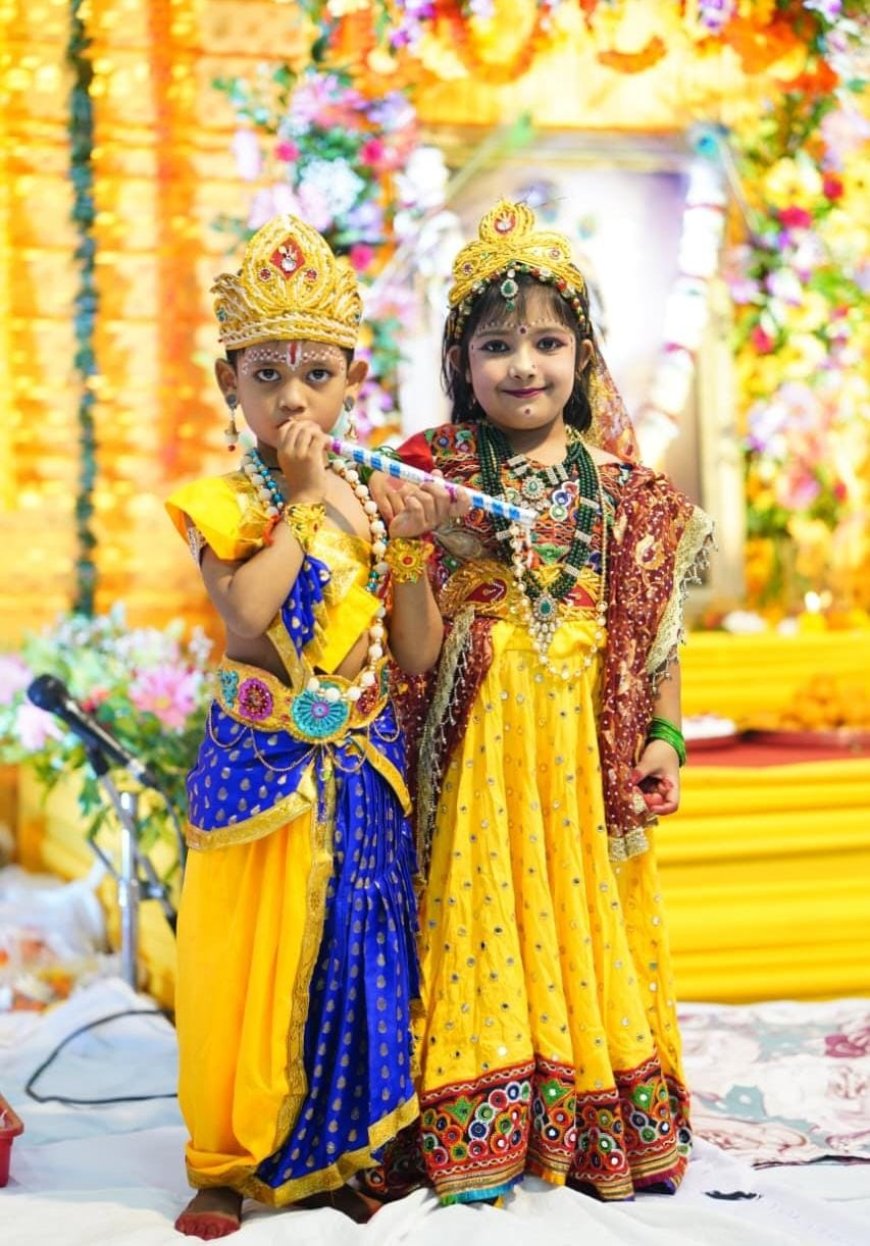 मुख्यमंत्री श्री विष्णु देव साय ने नन्हें बाल गोपालों के संग मुख्यमंत्री निवास में हर्षोल्लास के साथ मनाई जन्माष्टमी