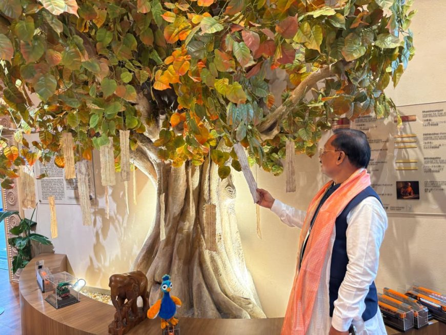 मुख्यमंत्री श्री विष्णु देव साय पहुँचे छत्तीसगढ़ पैवेलियन : वर्ल्ड एक्सपो 2025 में दिखी प्रदेश की संस्कृति और समृद्धि की अद्भुत झलक