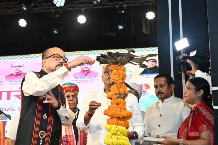 अतीत की स्वर्णिम स्मृतियों से जोड़ने और हमारे अमूल्य विरासत को संजोने का महान संकल्प है चक्रधर समारोह: राज्यपाल श्री डेका