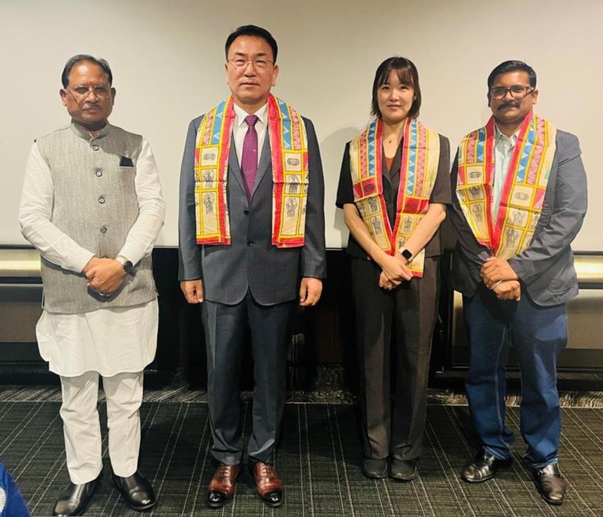 मुख्यमंत्री विष्णुदेव साय ने दक्षिण कोरिया प्रवास में ModernTech Corp. और UNECORAIL को छत्तीसगढ़ में निवेश व सहयोग के लिए किया आमंत्रित
