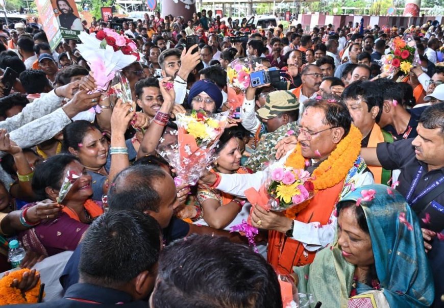 जापान और दक्षिण कोरिया के सफल विदेश दौरे से वापस लौटे मुख्यमंत्री