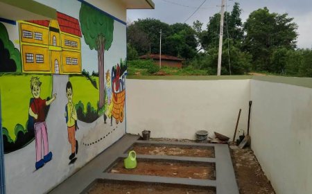 महानगरों के प्ले स्कूल की तरह सुंदर आंगनबाड़ी पहाड़ी कोरवा बस्तियों में