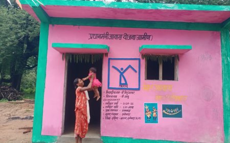 गरीब परिवारों का पक्का घर का सपना हो रहा साकार