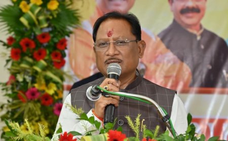 CM Vishnu Deo Sai inaugurates Navgurukul in Garh Umaria village of Raigarh district