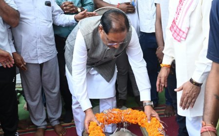 CM Sai pays tribute to former Prant Pracharak Shantaram Ji