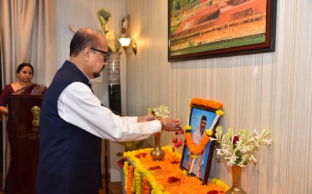 राज्यपाल श्री डेका ने भारत रत्न डॉ. भूपेन हजारिका की शताब्दी जयंती पर दी श्रद्धां