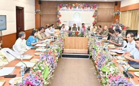 मुख्यमंत्री श्री विष्णु देव साय की अध्यक्षता में यूनिफाइड कमांड की बैठक आयोजित