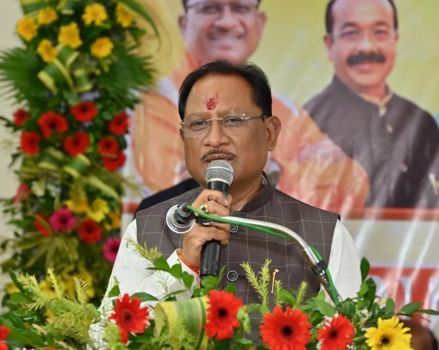 CM Vishnu Deo Sai inaugurates Navgurukul in Garh Umaria village of Raigarh district