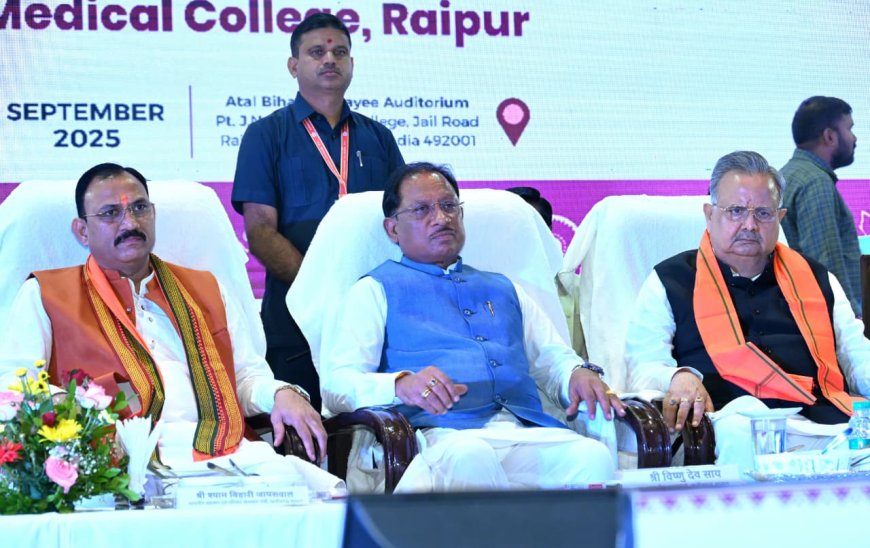 CM Vishnu Deo Sai inaugurates AROCON 2025, pledges new direction in cancer research and treatment