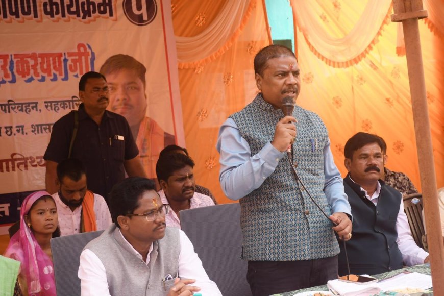 वन मंत्री श्री कश्यप ने नारायणपुर विधानसभा क्षेत्र में 91 लाख रुपये के विकास कार्यों का किया भूमिपूजन एवं लोकार्पण