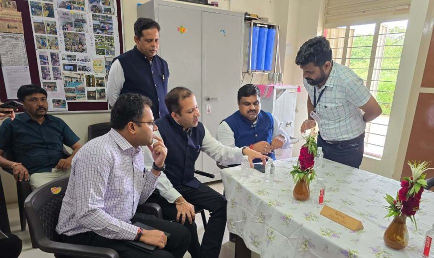 शिक्षा मंत्री श्री गजेंद्र यादव ने गुजरात के विद्या समीक्षा केंद्र का किया निरीक्षण