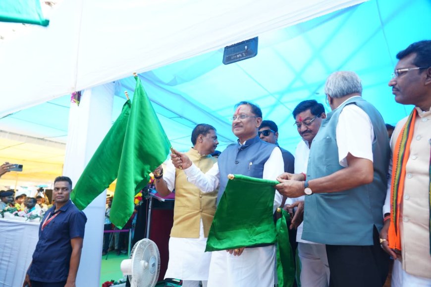 रायपुर : रेलवे इंफ्रास्ट्रक्चर में तेजी से हो रहा निवेश आने वाली पीढ़ियों के लिए नया भविष्य गढ़ेगा : मुख्यमंत्री श्री साय