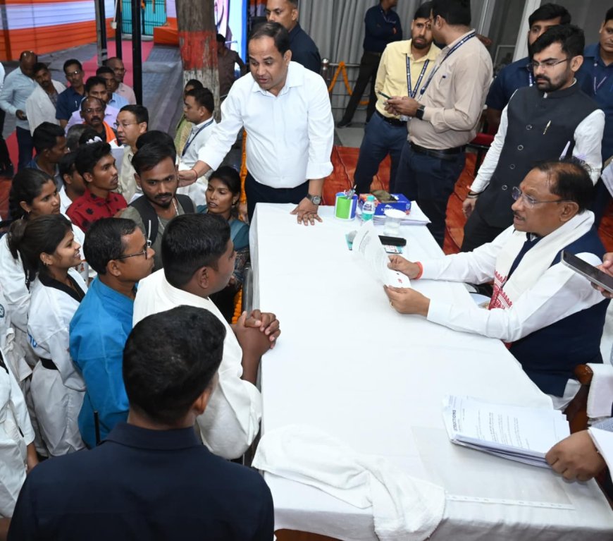 रायपुर : मुख्यमंत्री श्री विष्णु देव साय ने खिलाड़ियों को हरसंभव सहयोग का भरोसा दिया