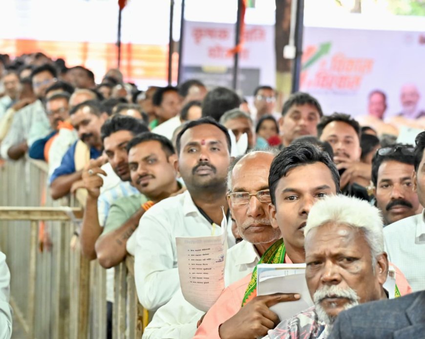 जनदर्शन : मुख्यमंत्री विष्णु देव साय ने आमजन की समस्याएँ सुनीं, मौके पर दिए त्वरित समाधान