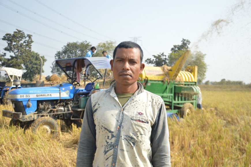 रायपुर : खेतों की मेहनत रंग लाई, किसान की फसल विक्रय के लिए तैयार