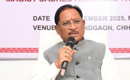 रायपुर : नक्सलवाद उन्मूलन में छत्तीसगढ़ ने रचा नया इतिहास: मुख्यमंत्री श्री विष्णु देव साय