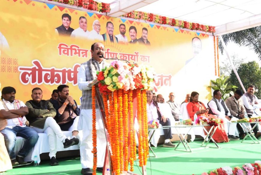 सरगुजा का अब तेजी से हो रहा विकास – श्री अरुण साव