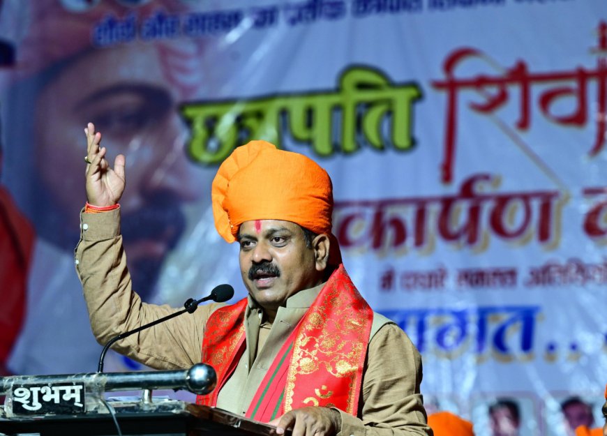 रायपुर : उप मुख्यमंत्री ने छत्रपति शिवाजी के प्रतिमा का किया लोकार्पण